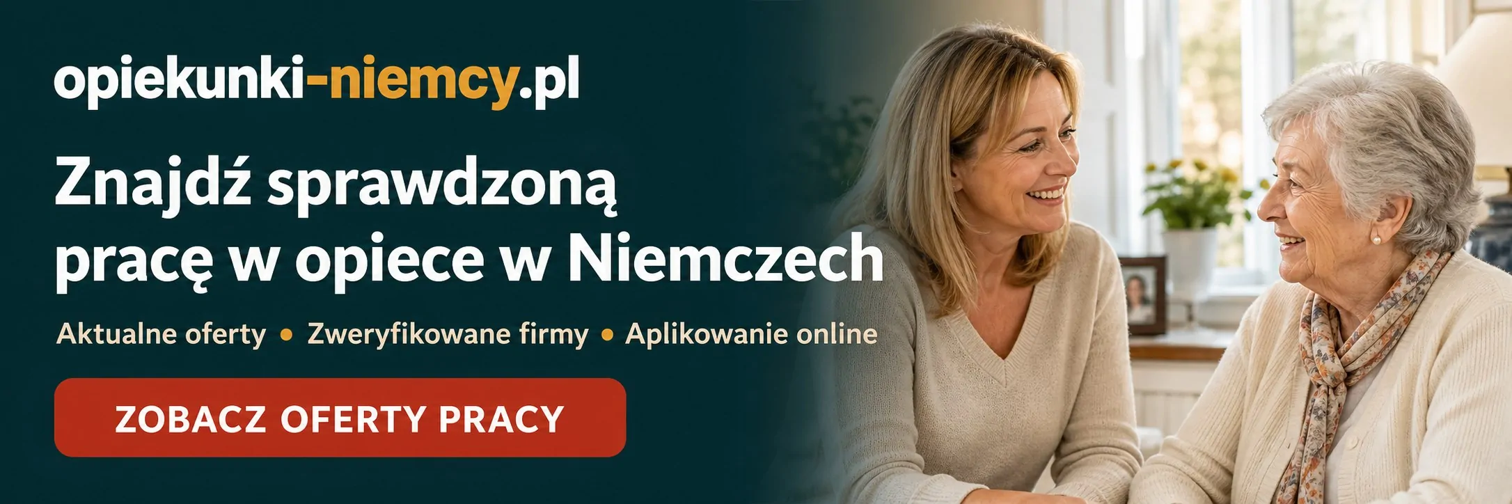 Aktualne oferty pracy dla opiekunek osób starszych w Niemczech - opiekunki-niemcy.pl