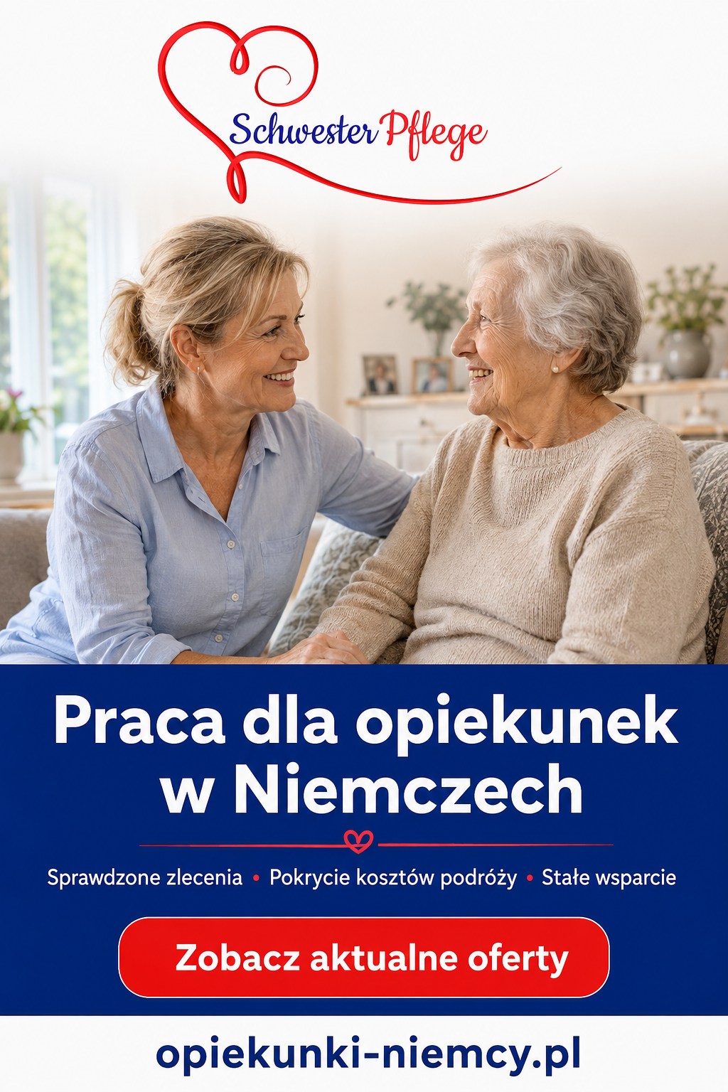 Schwester Pflege – aktualne oferty pracy dla opiekunek w Niemczech